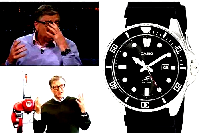 Does Bill Gates wear a smart watch