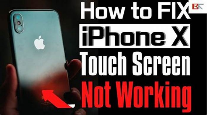 How do I fix unresponsive touch screen on iPhone