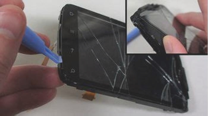 How do I know if my touch screen is damaged