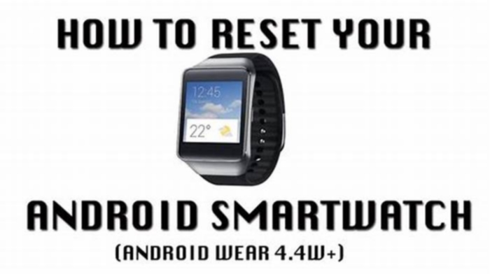 How do I manually reset my smart watch?