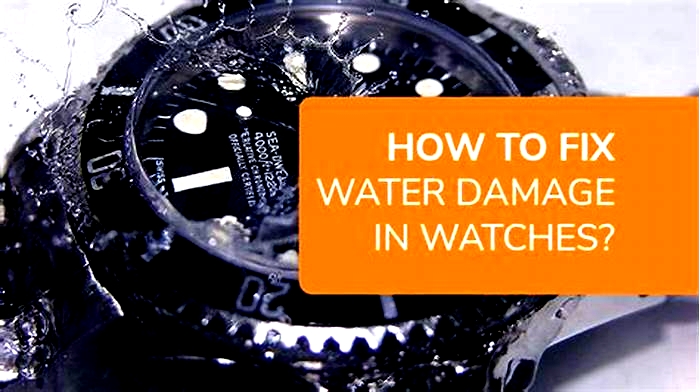 How do you fix a water damaged watch