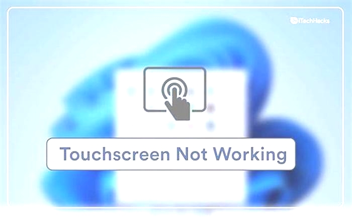 Why did my touchscreen suddenly stop working?